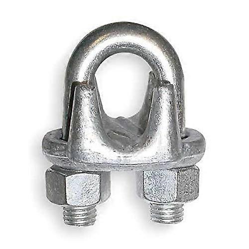 2VKJ9 Wire Rope Clip, 3/4 Inch Size, Malleable Iron Material, Heavy-Duty Fastening Accessory