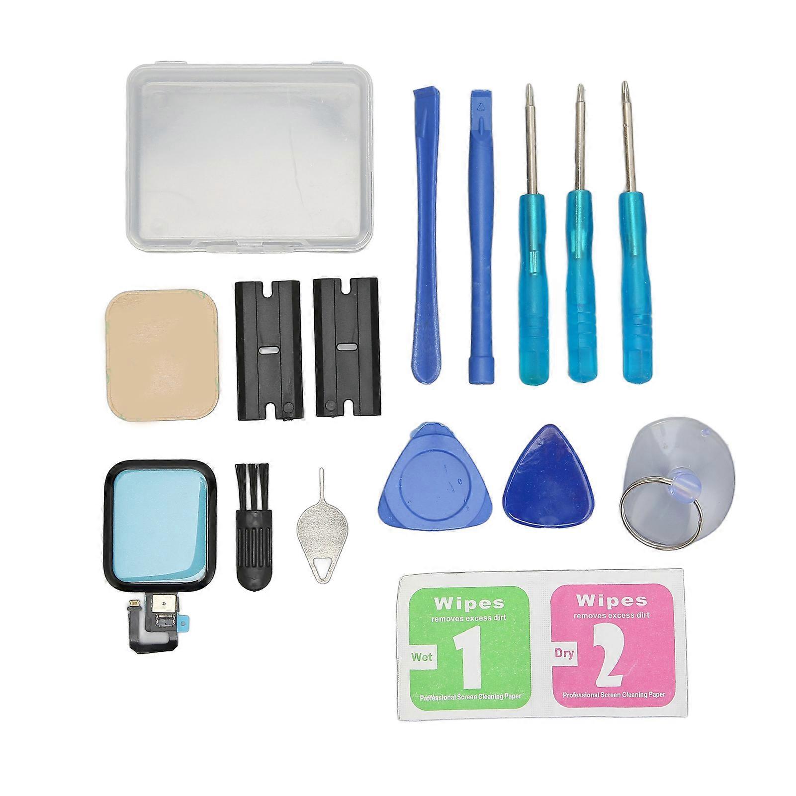 Watch Front Replacement Touchscreen Digitizer Glass Repair Kit with Connector for IOS Watch Series 6