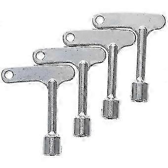 4pcs Elevator Key Elevator Service Key Triangle Panel Lock Triangle Spanner-good