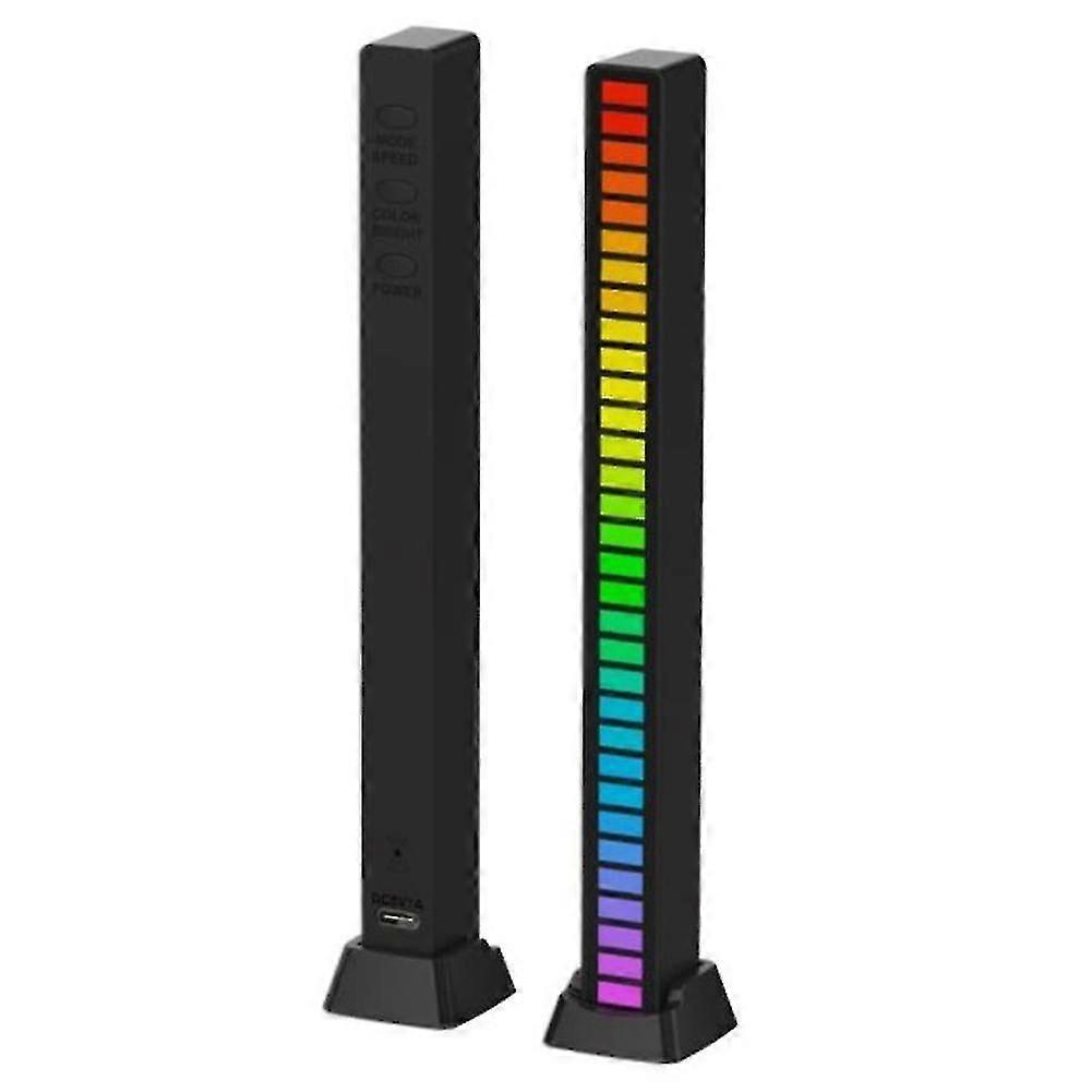 Smart Led Light, Rgb Music Level Indicator Usb Voice Sound Control Audio, 32 Bit For Car Games