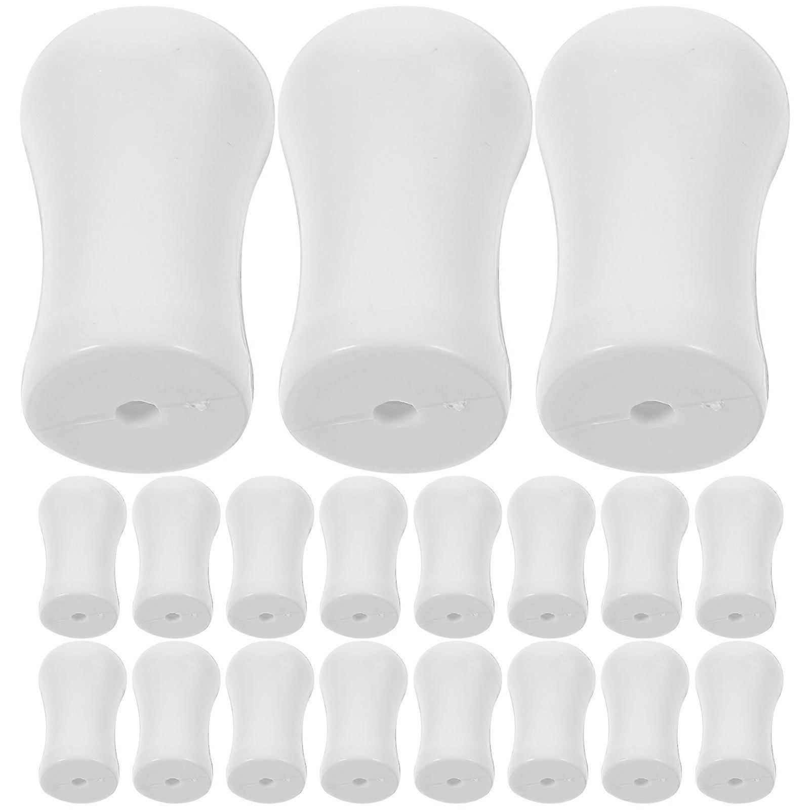 24Pcs Plastic Cord Tassel Window Blind Shades Plastic Cord Knobs Drops Pull Ends Decor