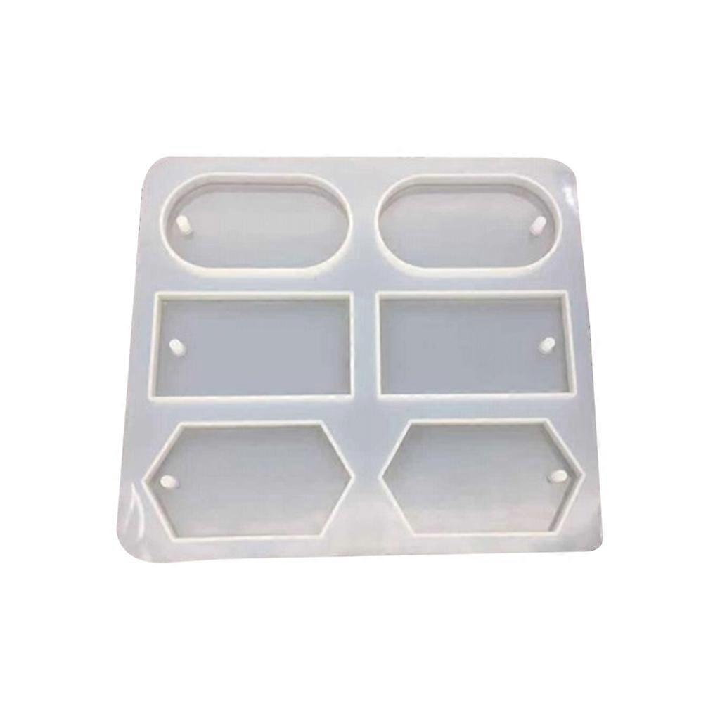 Stereo Rectangle with Hole Silicone Mold Rectangle with Hole Shaped Molds Casting Mold 3D Epoxy Resin Mold Clay Molds Multicolor