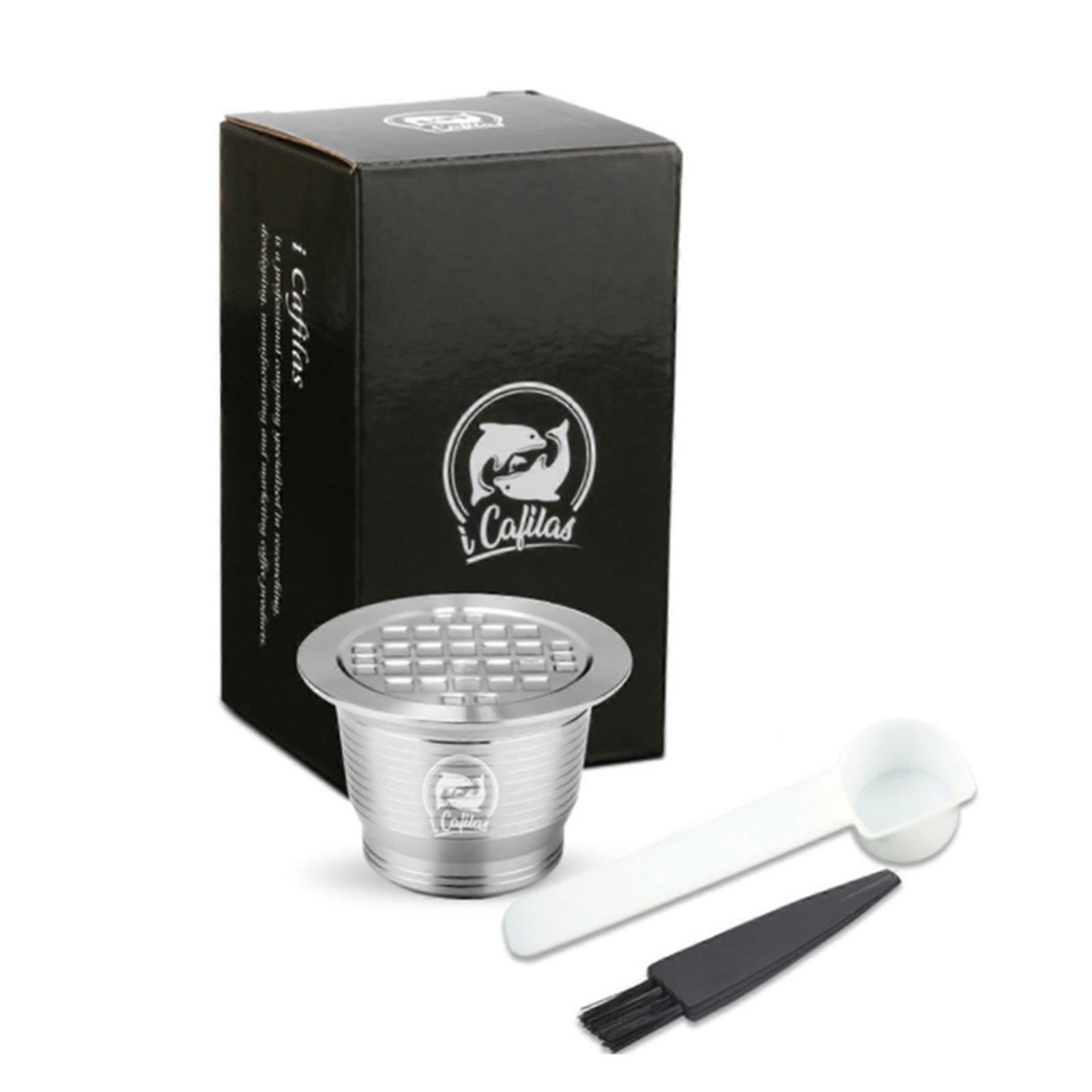 Stainless Steel Coffee Capsule Refillable Coffee Powder Box Filter for Case