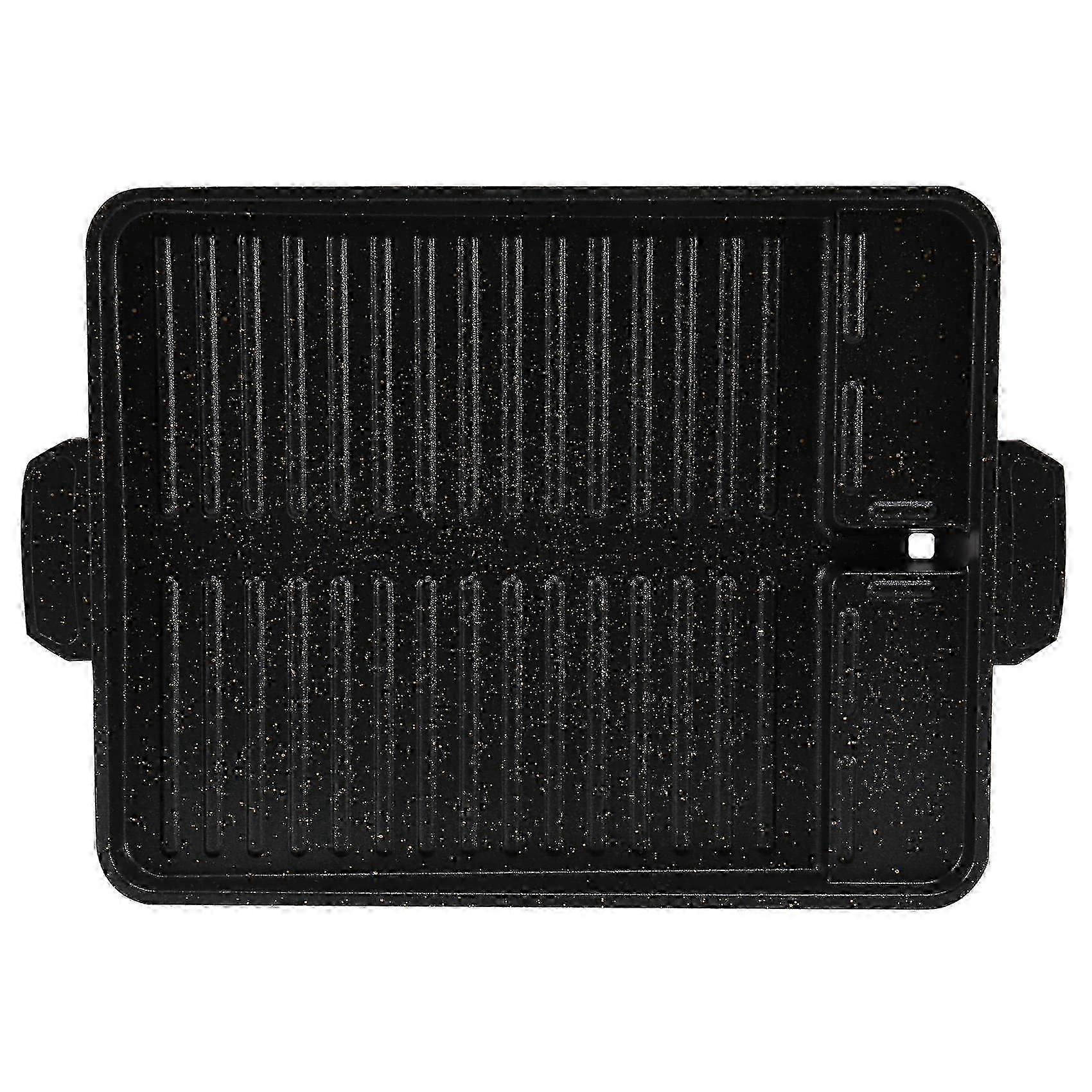 Portable Non-Stick BBQ Grill Pan Suitable for Butane Gas Stove Cooker for Parties and Picnics on the Terrace