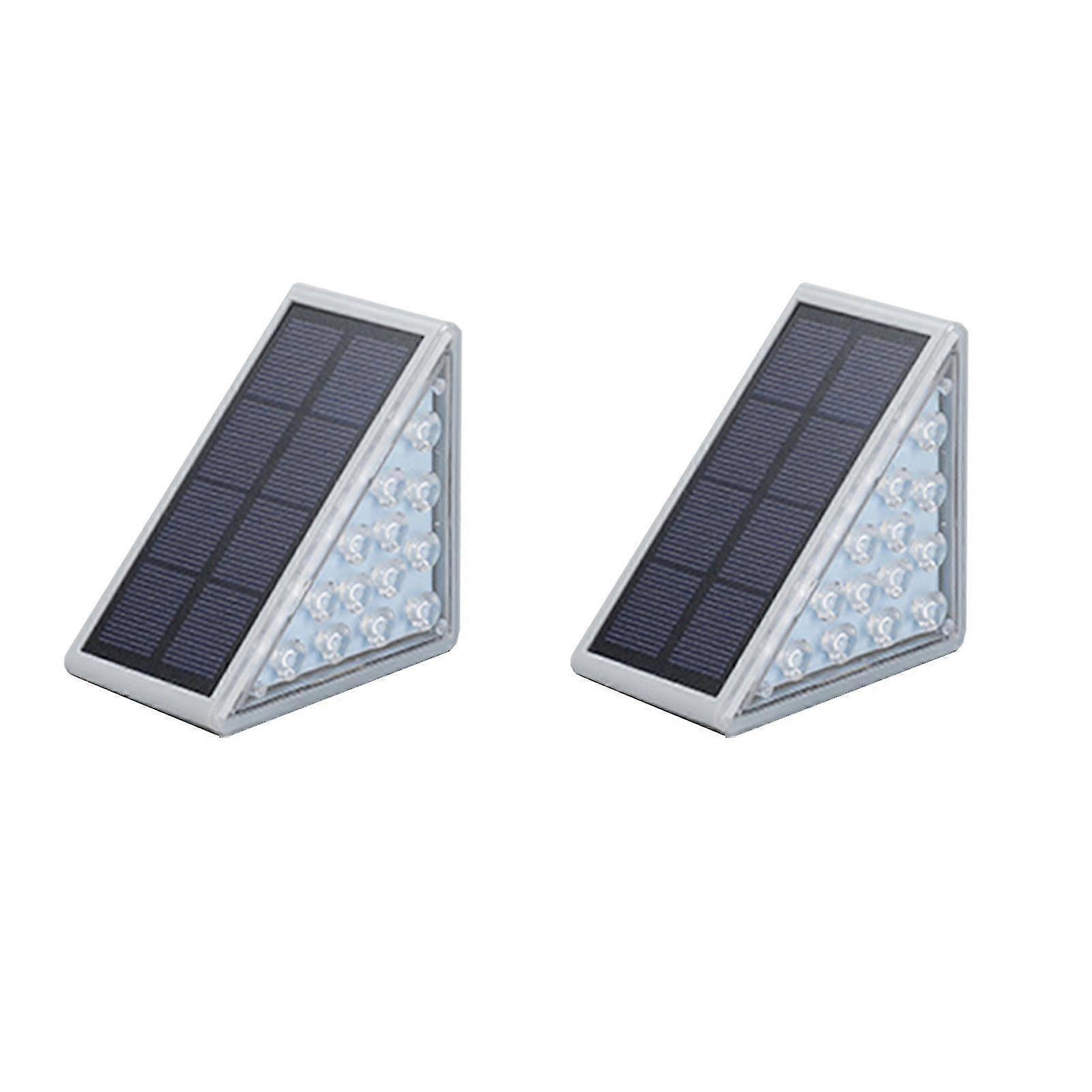 Waterproof Outdoor LED Step Lights with Motion Sensor - White