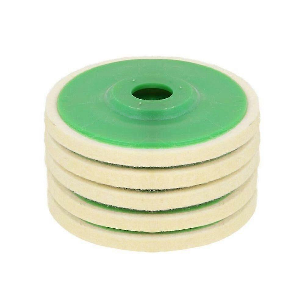 10 stk 125 mm ull og filt polering polere skiveputer for metall tre bilpolering