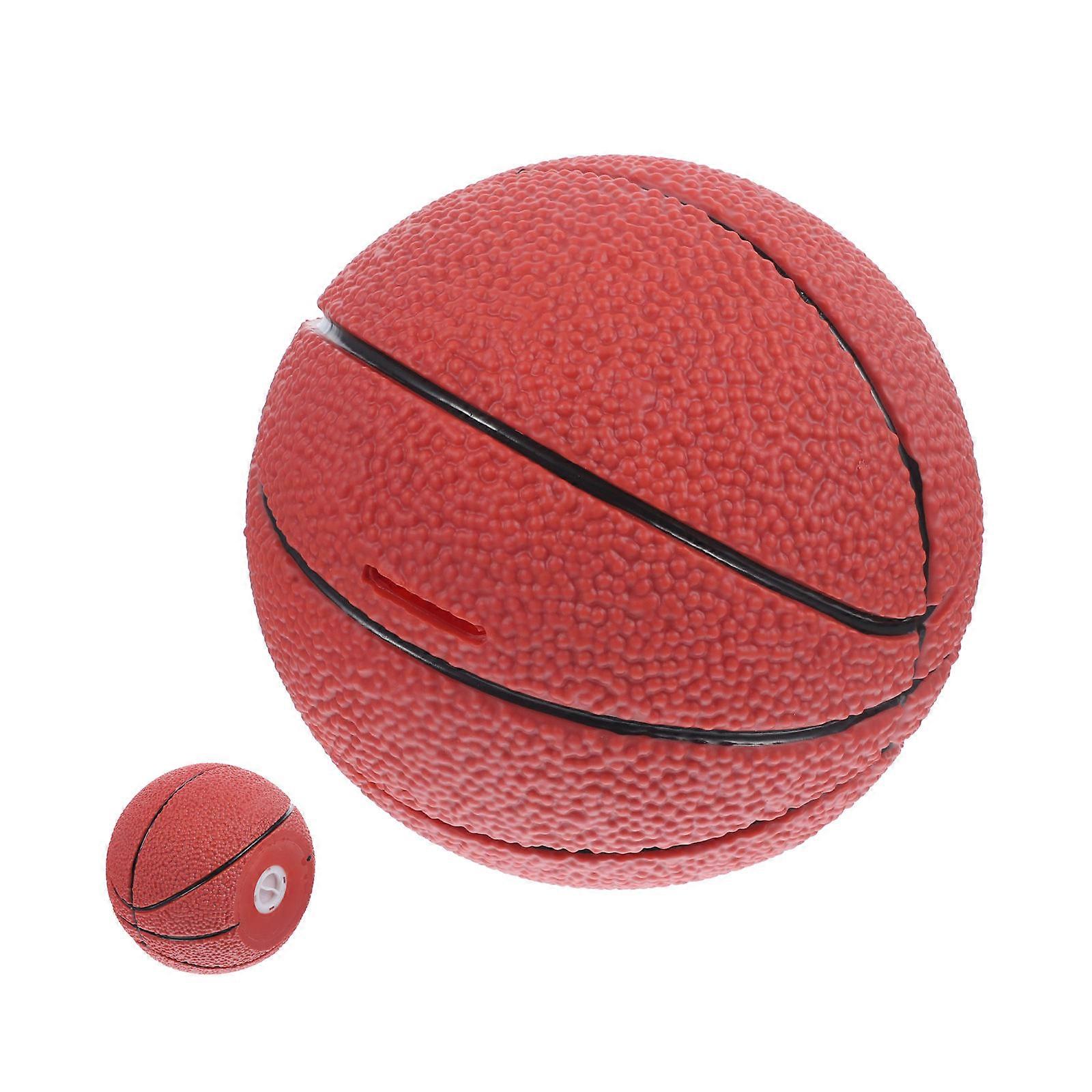 Cute Basketball Piggy Bank, Compact Vinyl Coin Bank for Party Favors, Fun Ball Shape Design for Boys, Easy to Use