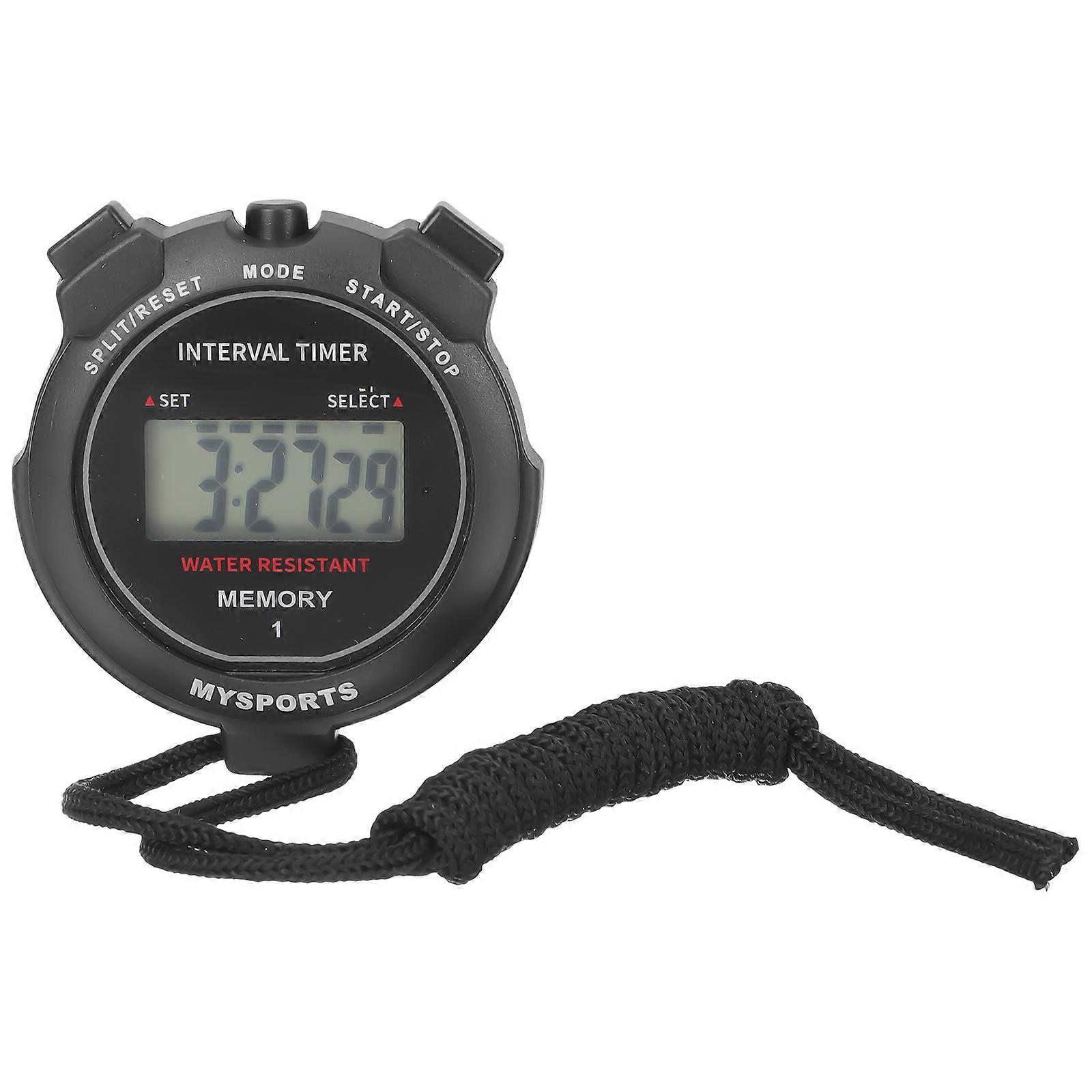 Professional Chronograph Sports Stopwatch Digital Timer for Fitness Training Student Competitions Athletic Coaching Precise Button Control Design