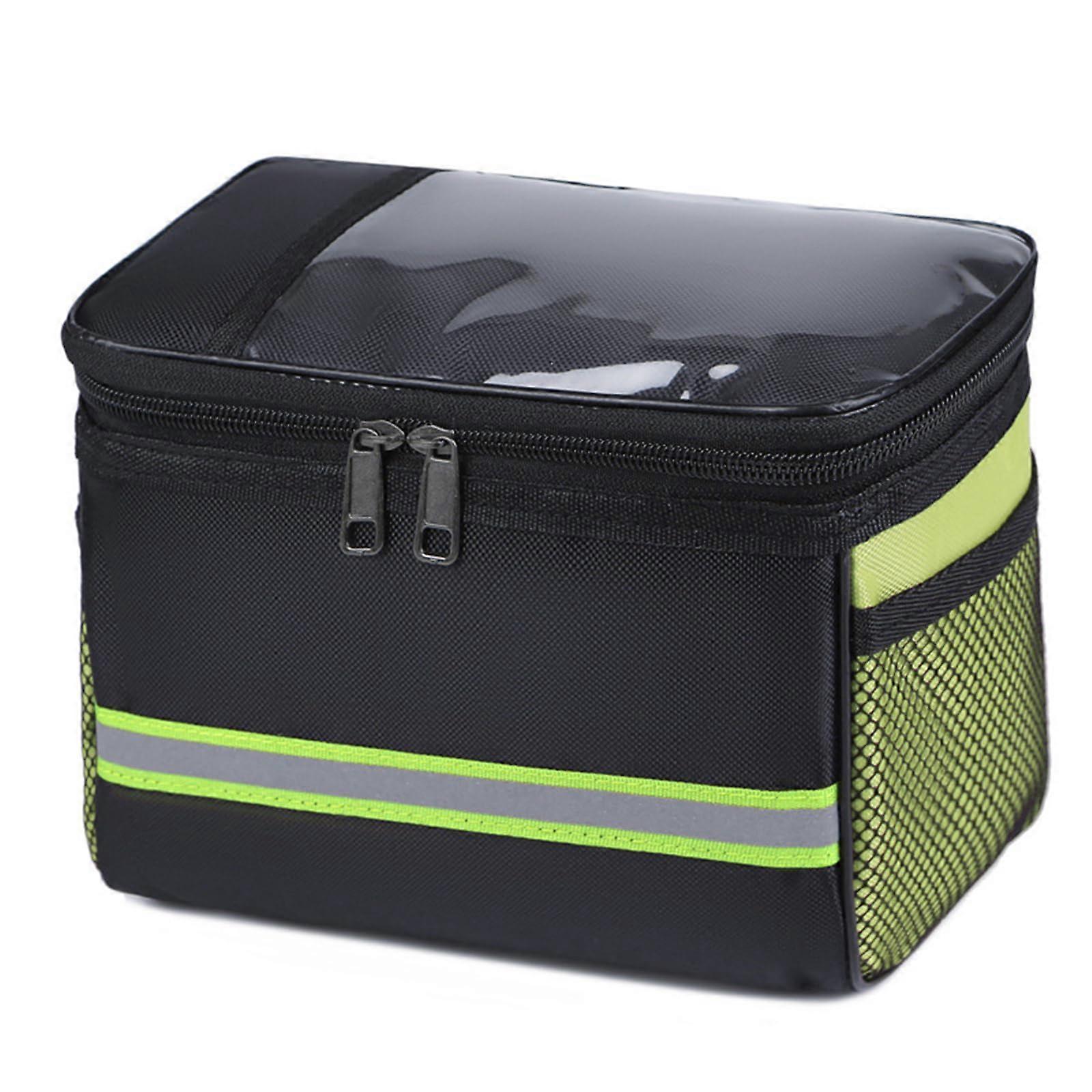Road Bikes Handlebars Bag Waterproof Front Storage Front Mount For Road Bicycles With Reflective Strips Easy Mount