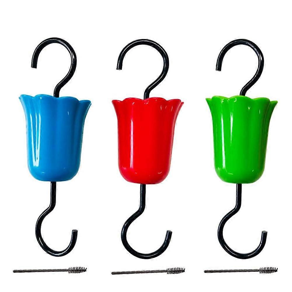 Ant Moat - Ant Protection Feeder Station with Hanging Hooks - 3 Pack, Durable Plastic, Ideal for Bird Feeders