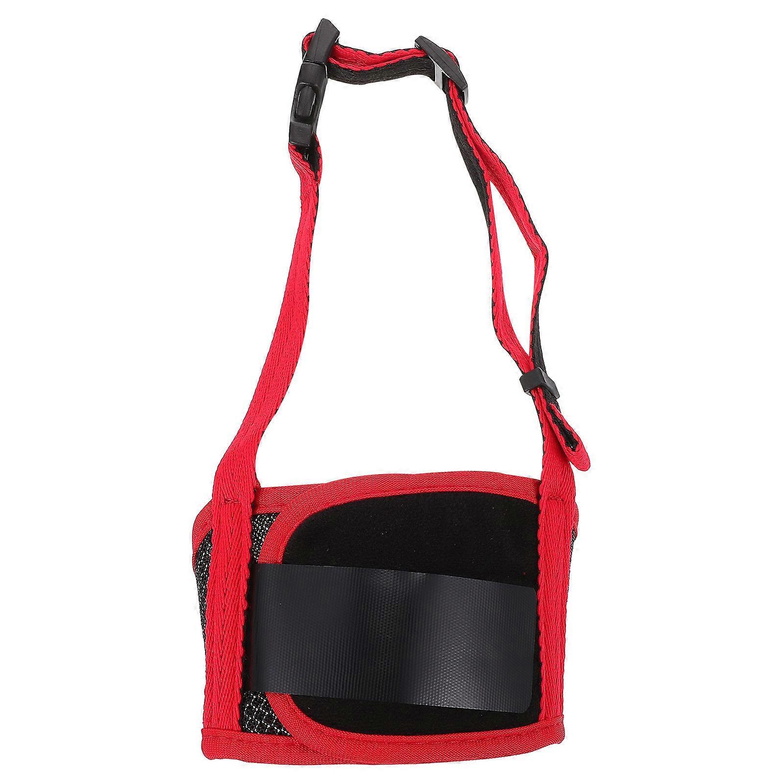 Breathable Dog Muzzle Nylon Adjustable Prevent Barking For Outdoor Activities 1Pack