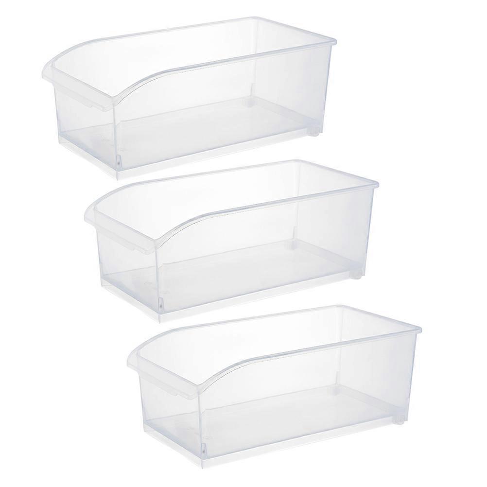 3pcs Drawer Type Freezer Container Fridge Storage Box Refrigerator Storage Case
