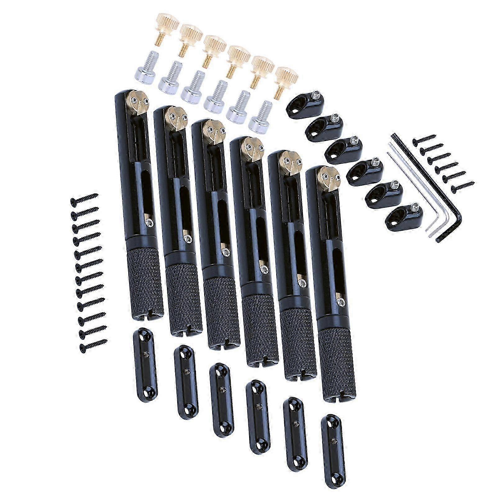 Sleek Headless Guitar Bridge Tailpiece Replacement, With Screw