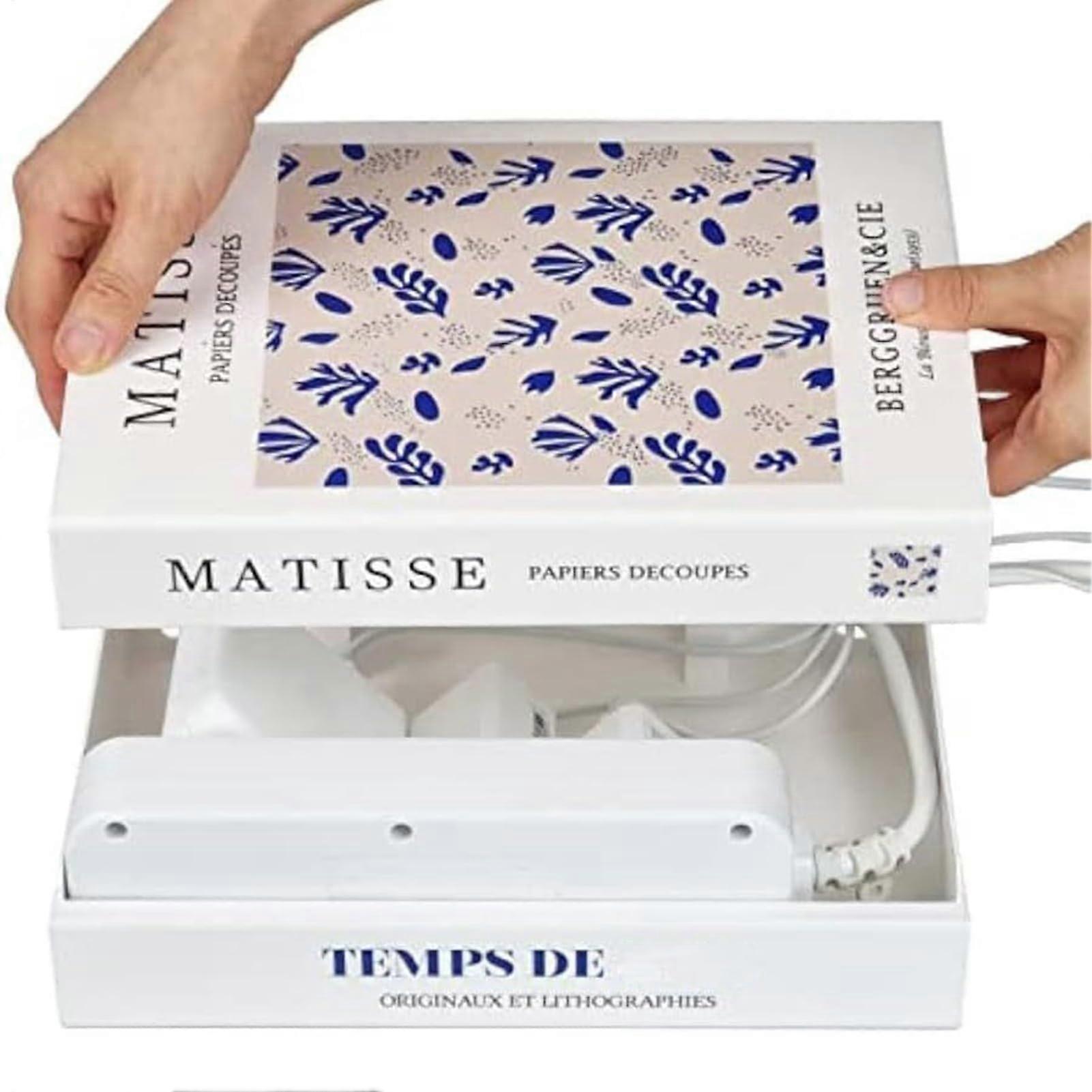 Cable Box Organizer For Desk, Desk Cable Management, Cord Management Box, Compact Storage Cover, Ref 4546