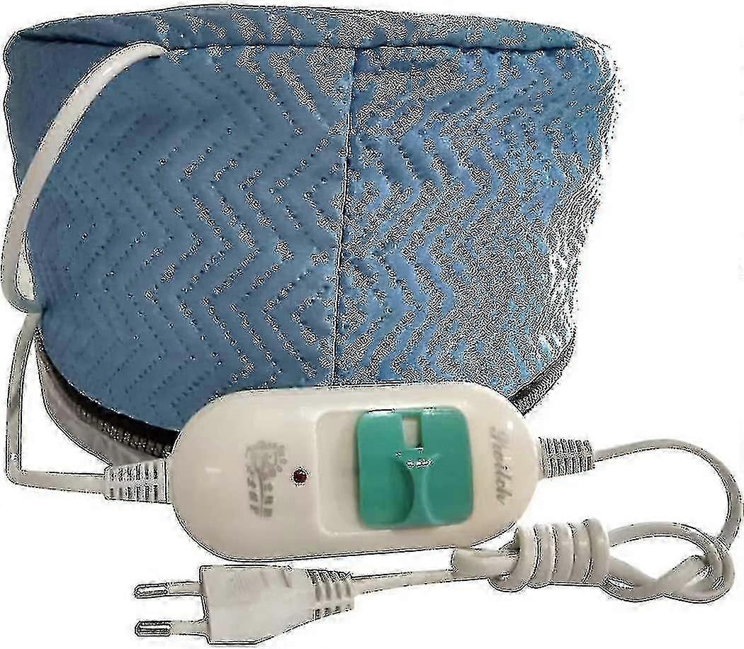 غطاء البخار لعلاج الشعر، قبعة حرارية مع 3 وضع التحكم في درجة الحرارة العلاج والحرارية سبا الشعر تصفيف باخرة قبعة (الأزرق)