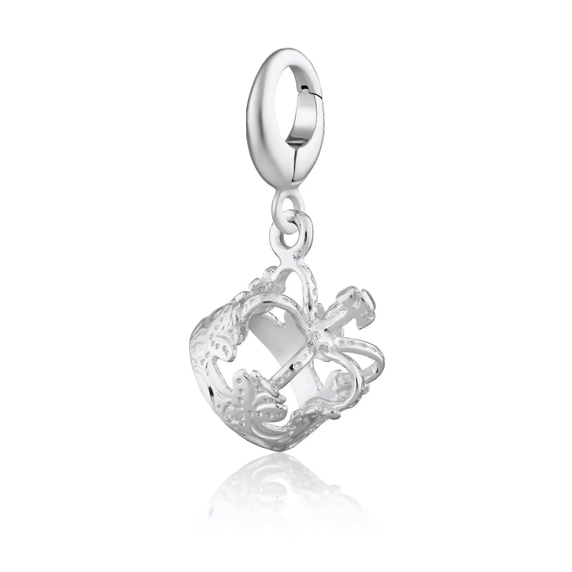 Silver Crown Charm CSCR