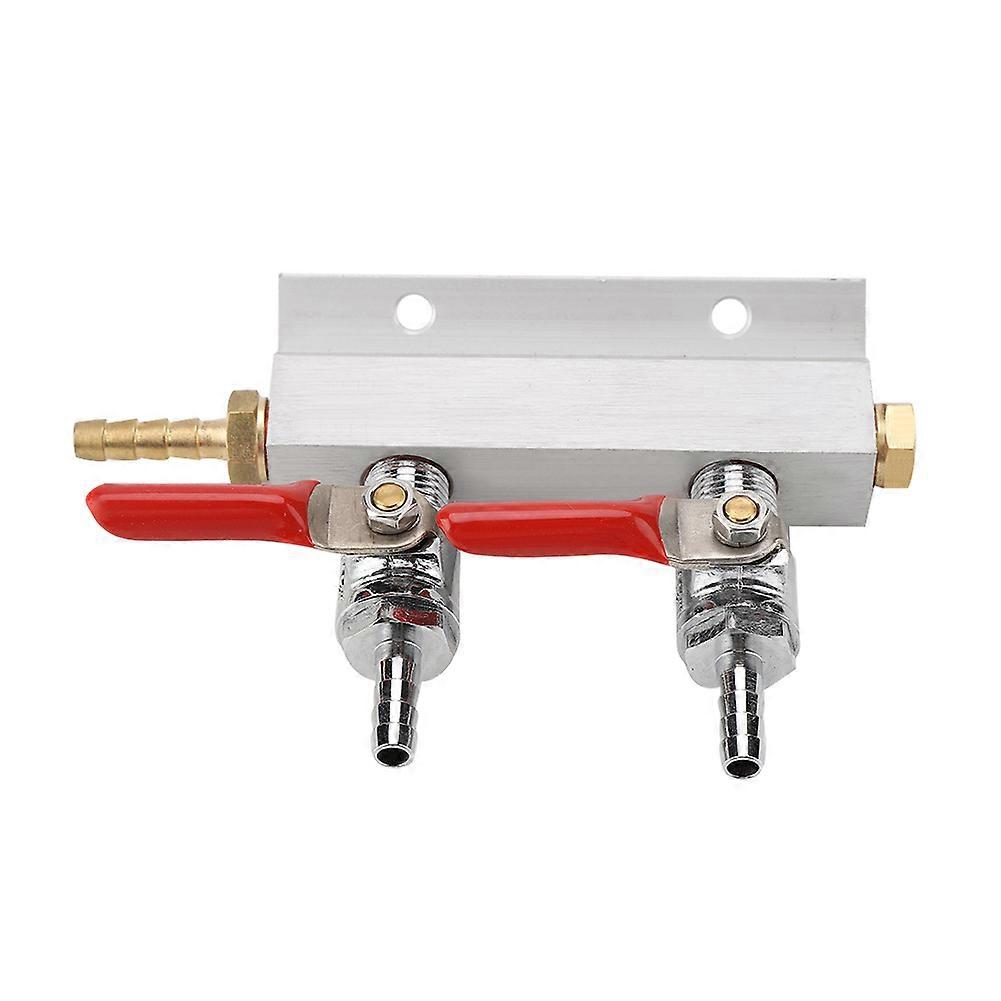 2-Way CO2 Gas and Air Distribution Manifold for Beer