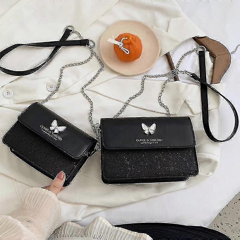 New Contrast Color Flap Shoulder Bag For Women Pu Leather Square Bag Spring Summ-size,color19x6x14cm,b