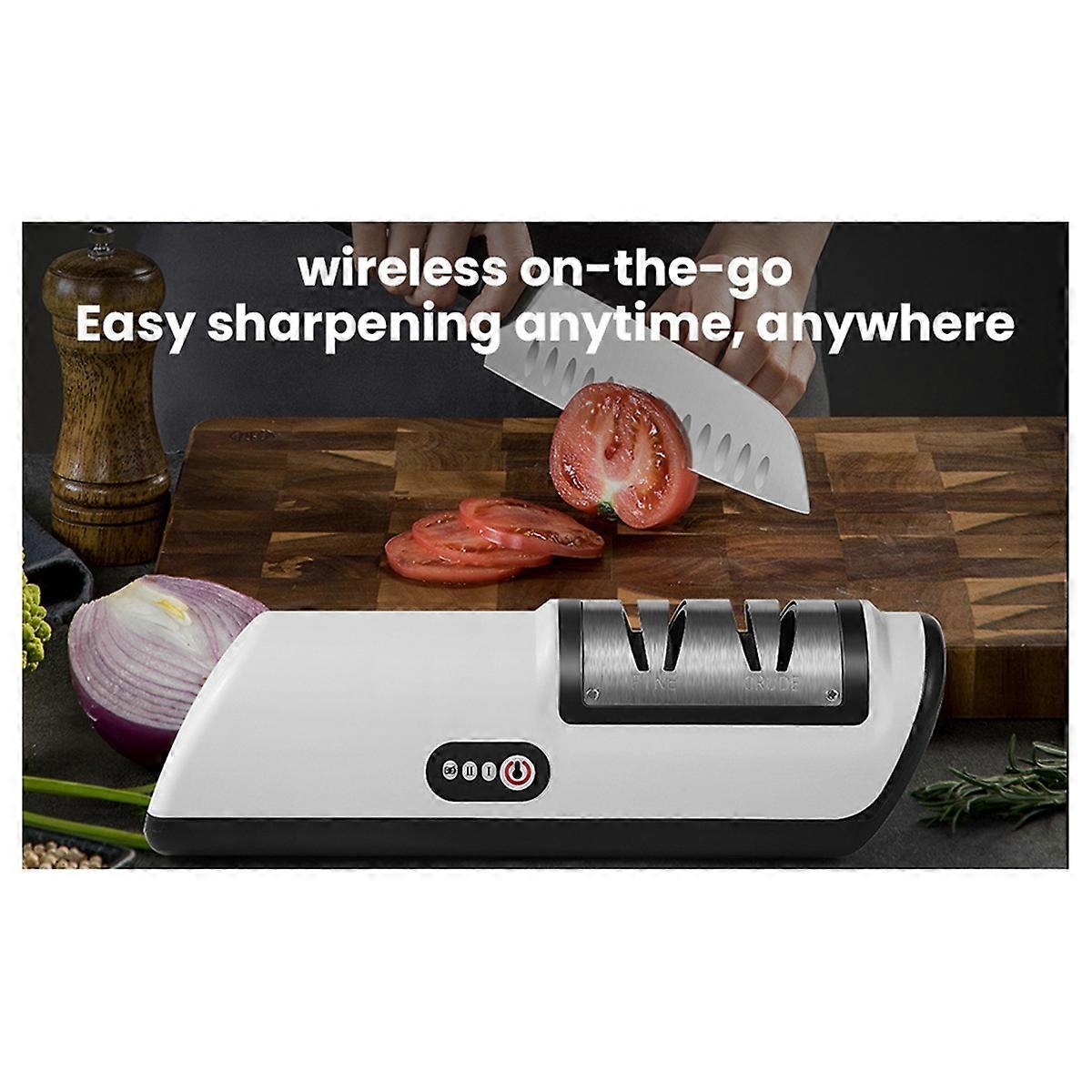 Kitchen Electric Knife Sharpener Multifunctional Automatic 4 Gears Electric Knife Sharpener Kitchen