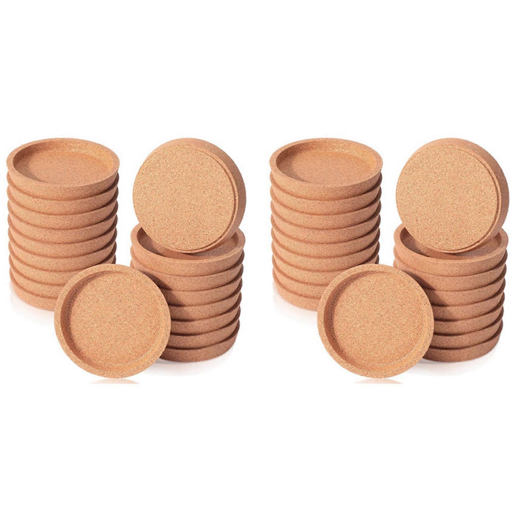 18Cork Coasters 4Inch Round Cup Holder Leak Proof for Drinks Reusable