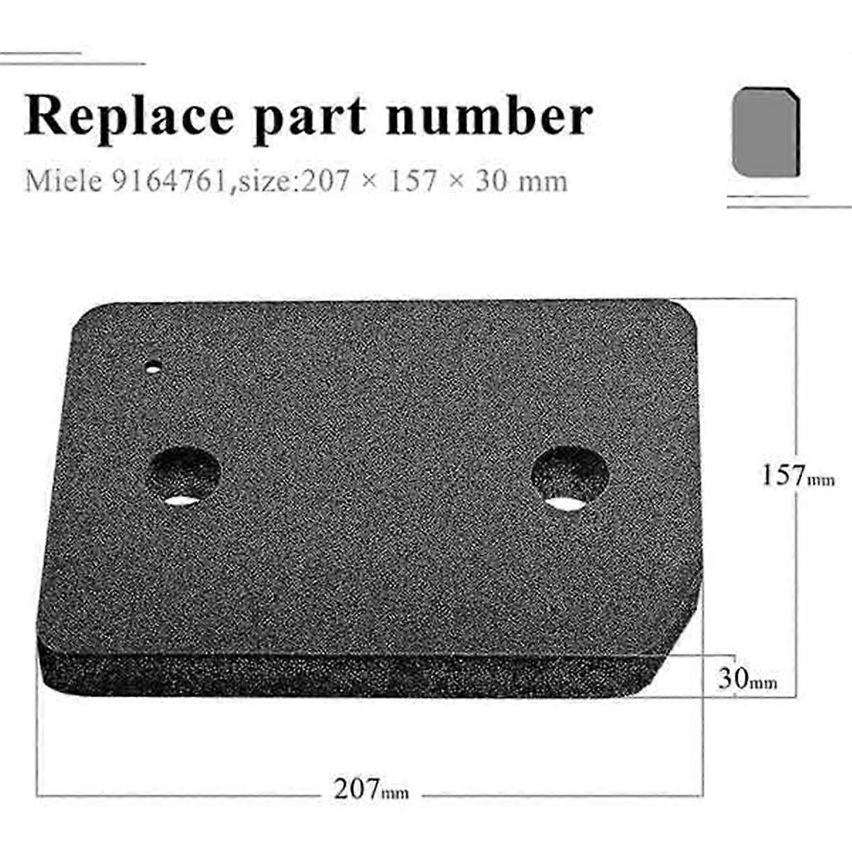 4 PCS Replacement Dryer Filter for 9164761 for ACTIVE TDB230WP