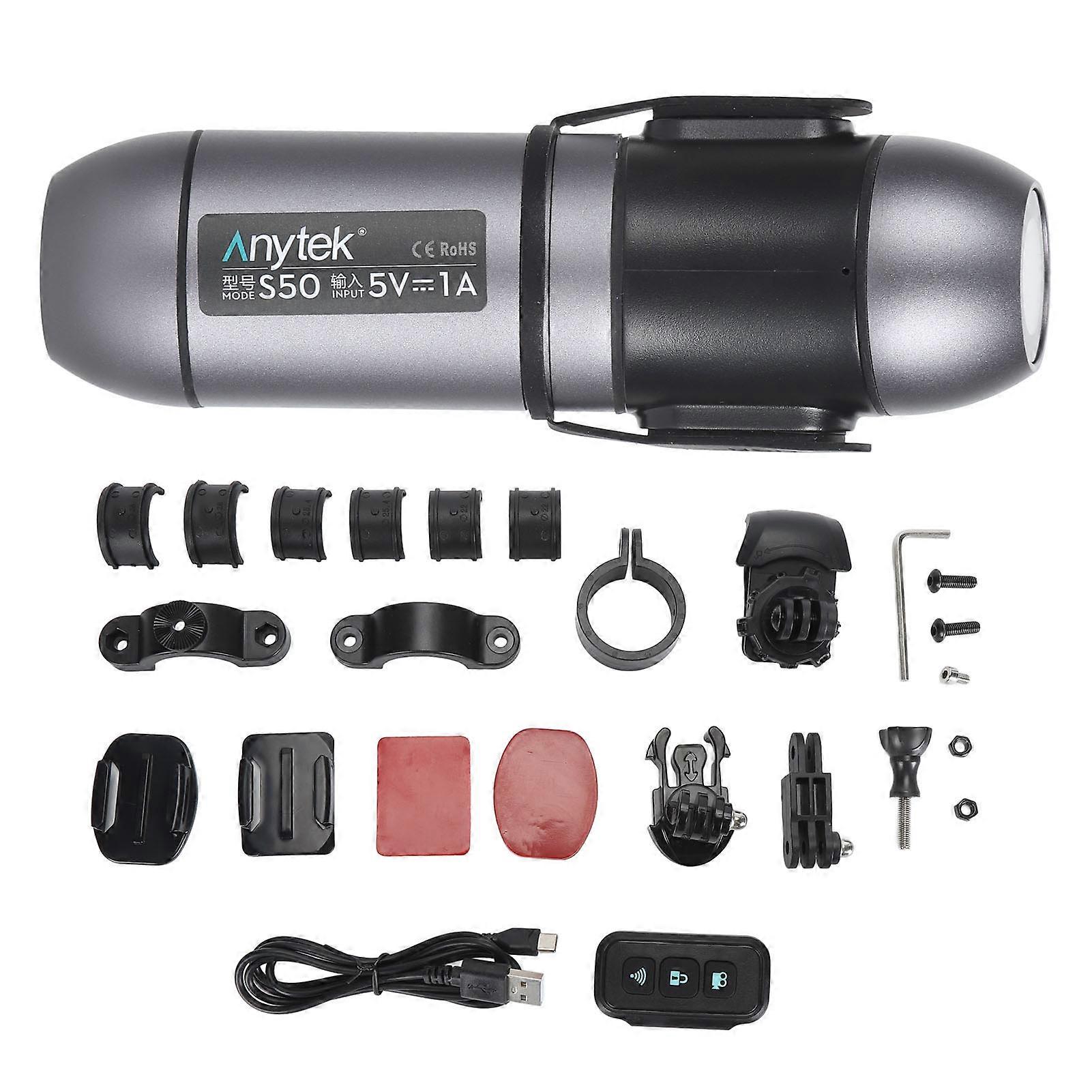 2K Dual Lens Motorcycle Helmet Camera Loop Recording G Sensor Front Rear Video Recorder Sports Action Camera for Bicycle Horse Riding
