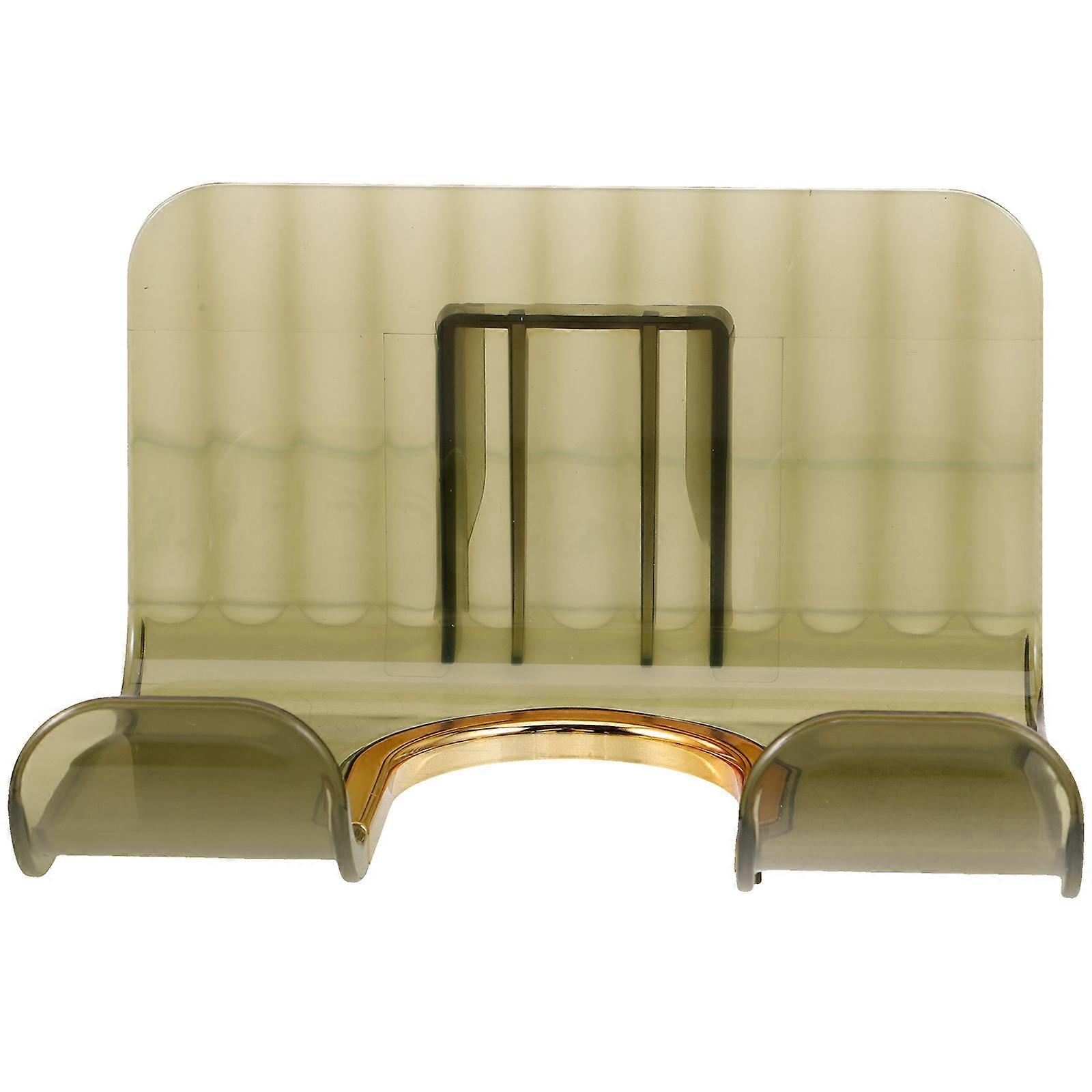 Στεγνωτήρας μαλλιών Rack Holder Μπάνιο Hair Tool Organizer Επιτοίχιο κολλητικό βύσμα αποθήκευσης 1Pack