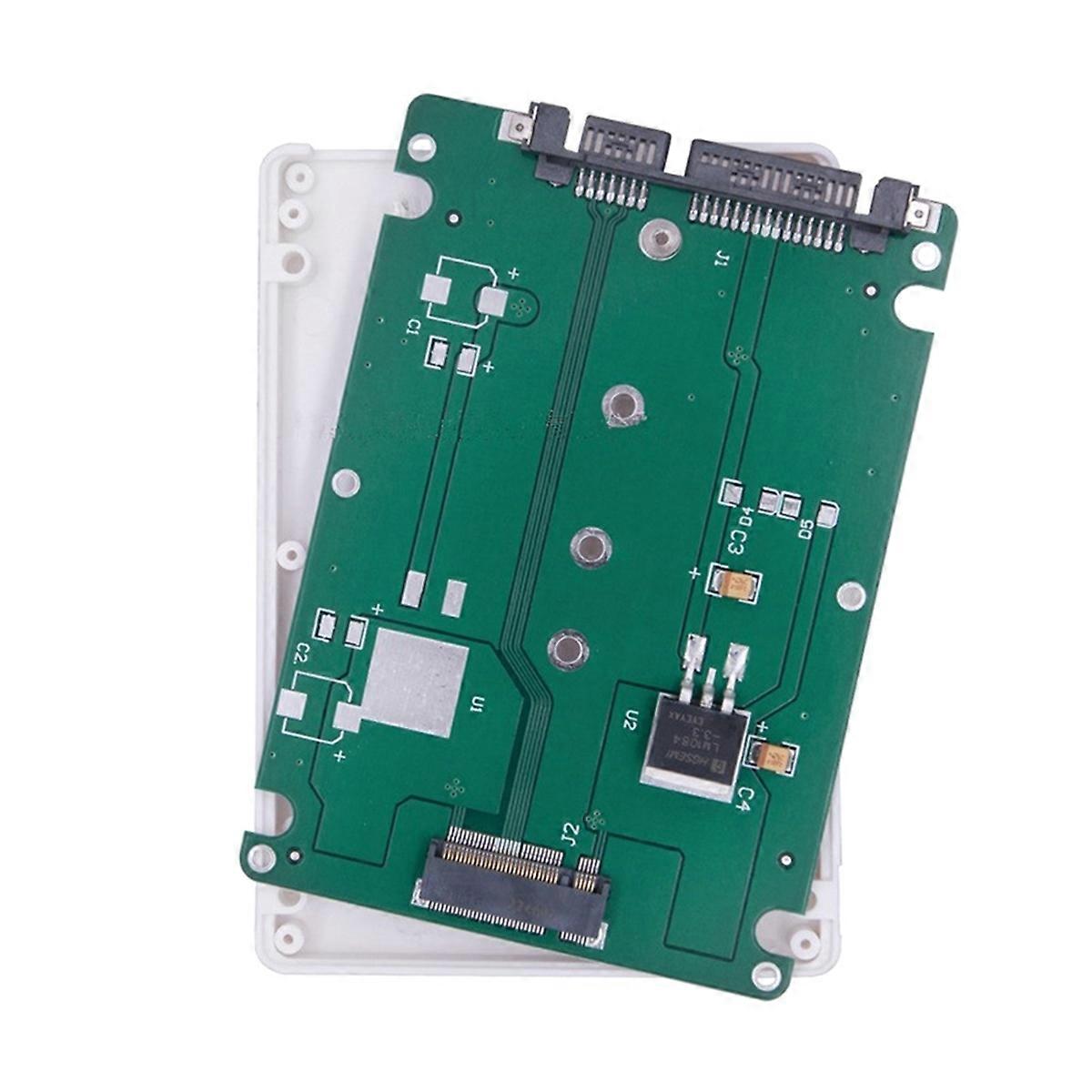 M.2 NGFF SSD to SATA3 External Hard Drive Box 6Gbps Hard Disk Adapter Board M.2 NGFF to SATA3.0 Adapter Card for PC B