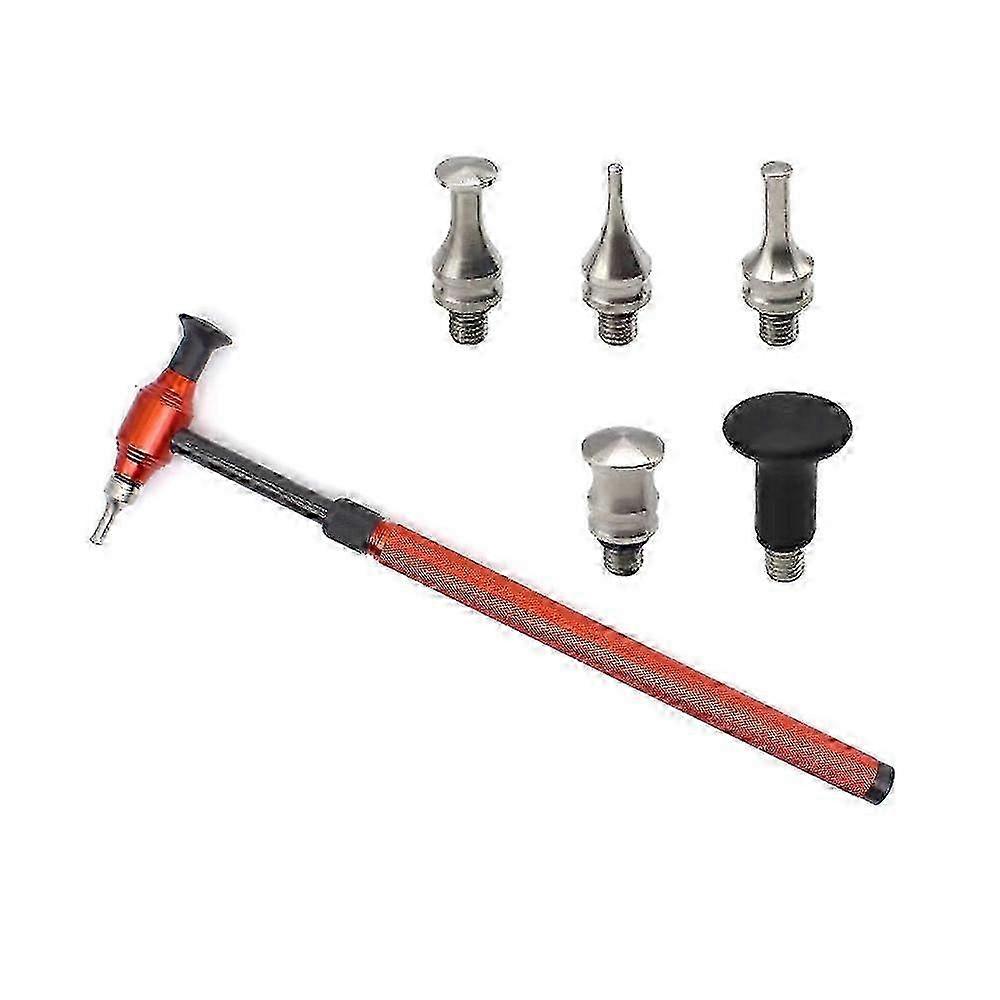 Justerbar längd kolfiberhammare verktygssats för reparation av fordonslackerade bucklor