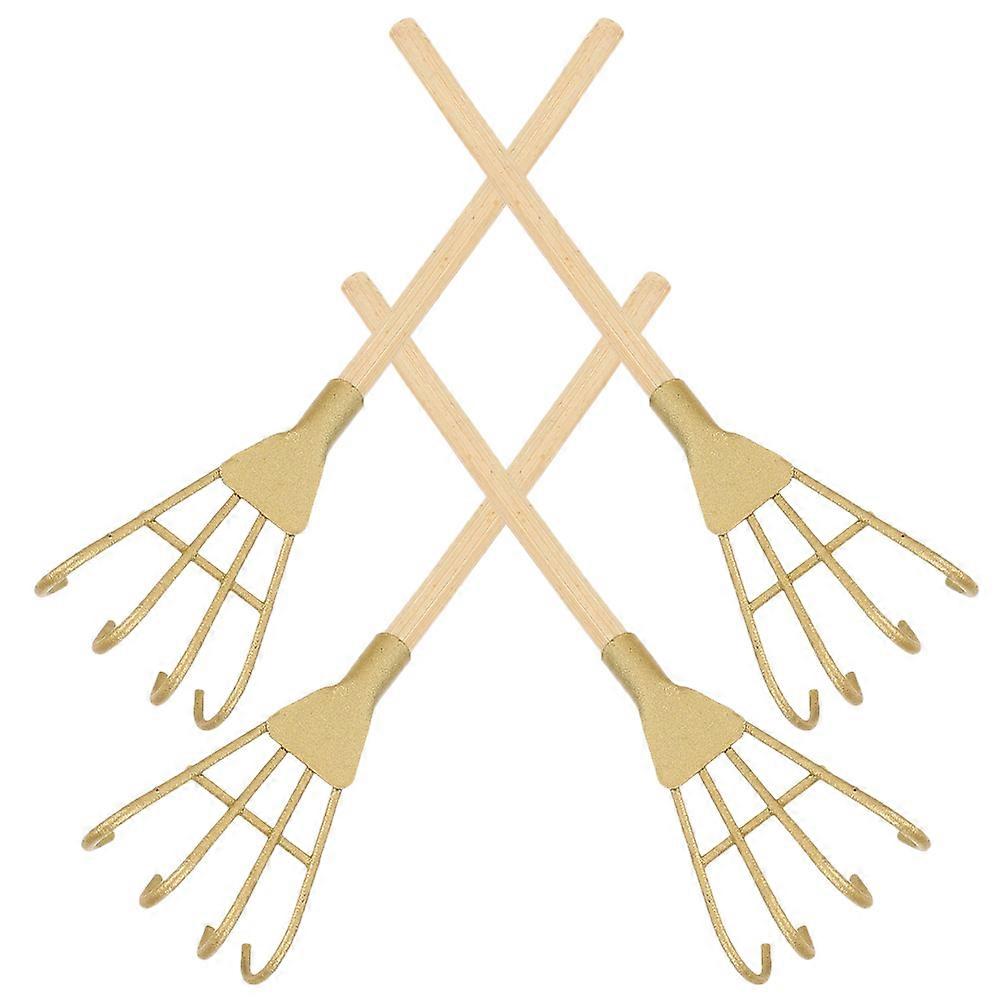 Mini Gardening Hand Tool Rakes Handicrafts Incense Ashes Rakes 5Pcs