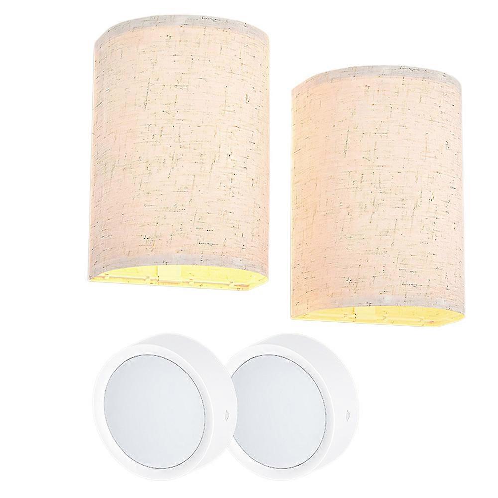 2Pcs Wall Sconce Battery Operated Wall Light Fixure Dimmable Wall Sconces Set