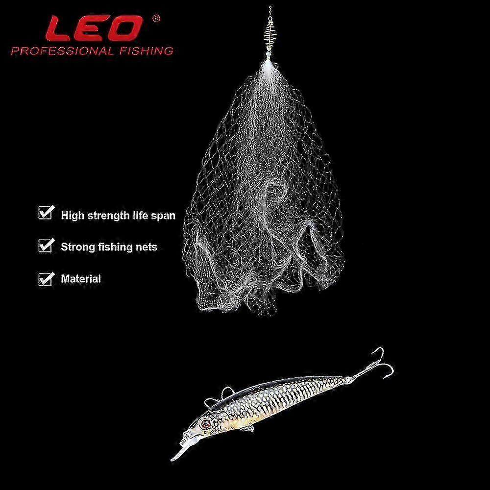 Copper Shoal Cast Feeder Fishing Net Trap Tools with Luminous Bead Netting