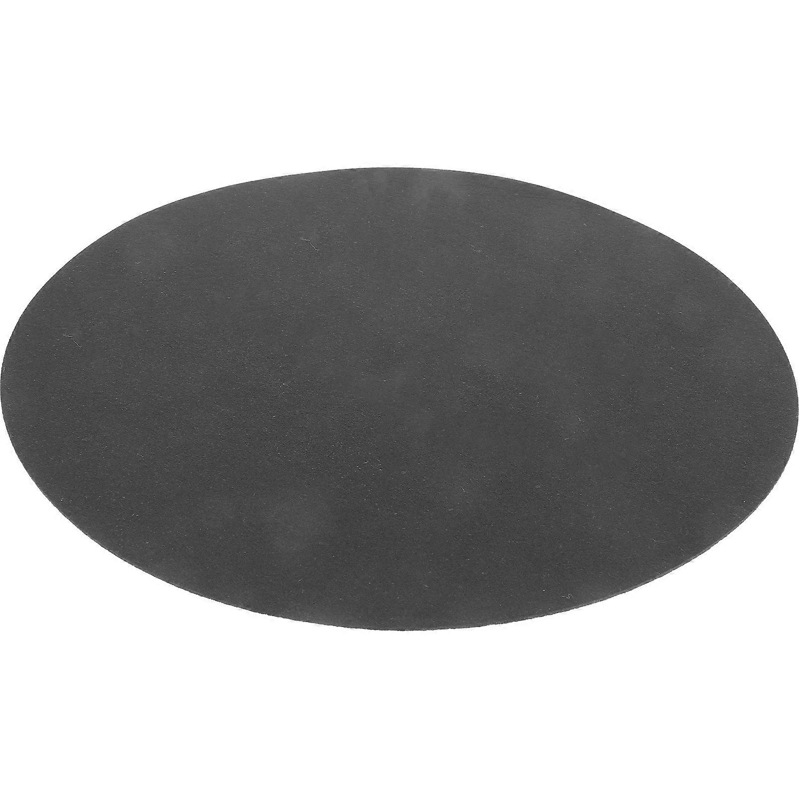 Record Player Pad Turntable Slipmat For Vinyl Records Vibration Reduction Black 30x30cm Square 1Set