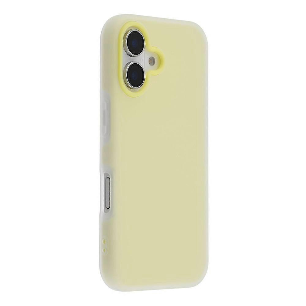 Compatible For iPhone 16 Case 2 in 1 PC + TPU Frosted Phone Case Large Camera Cutout