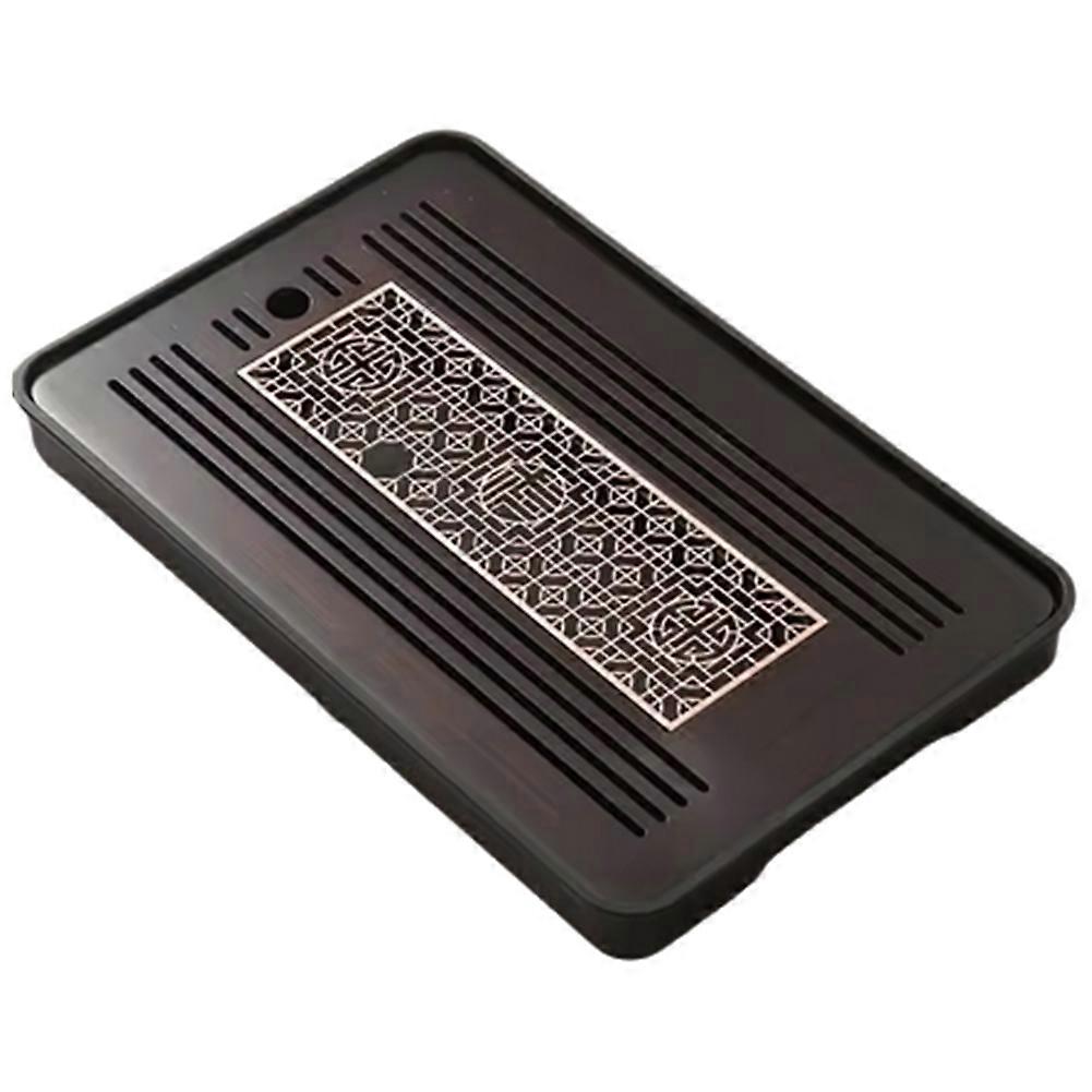 Bandeja de té de bambú Platos portátiles Ceremonia del té rectangular Chaban Tea C