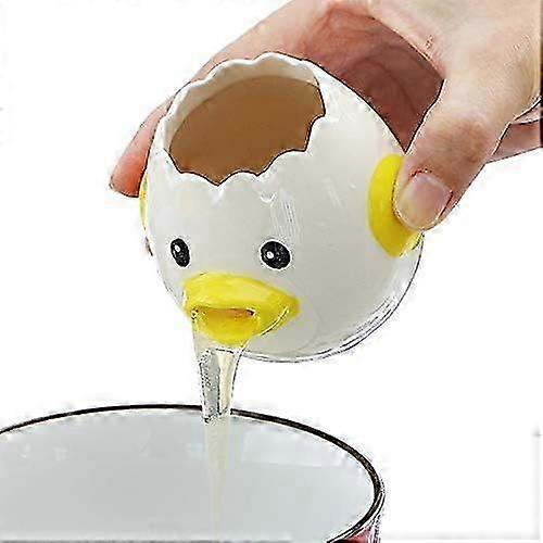 Ceramic Kitchen Small Utensil for Egg Yolk Separation