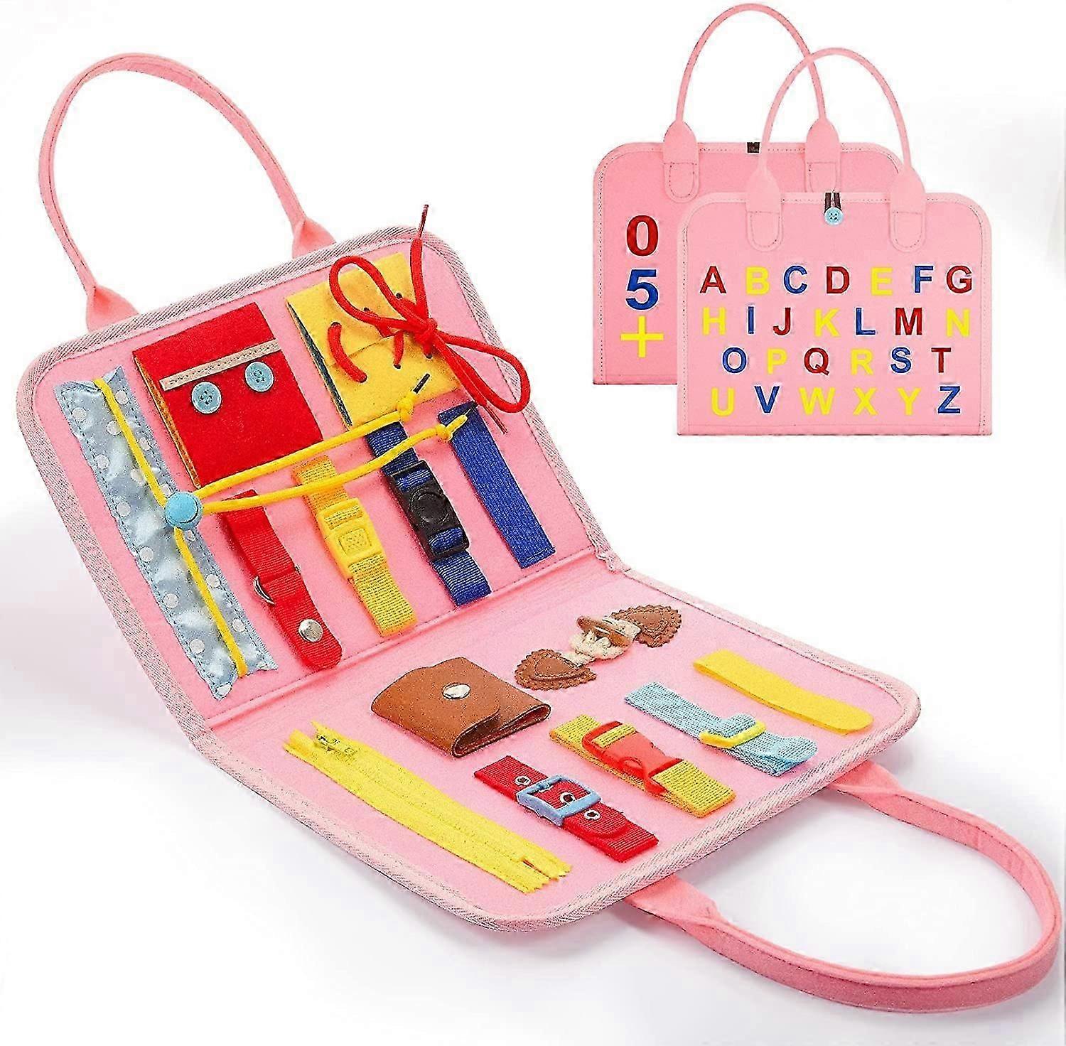 Interactive Toddler Busy Board - Educational Sensory Learning Toy