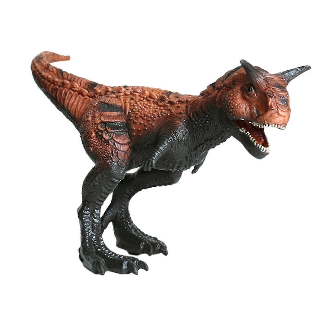 1 piece Imitation Carnotaurus Dinosaurier Model Vivid Mini Animal Figure Made of Plastic for Decoration for Home, Bar, and