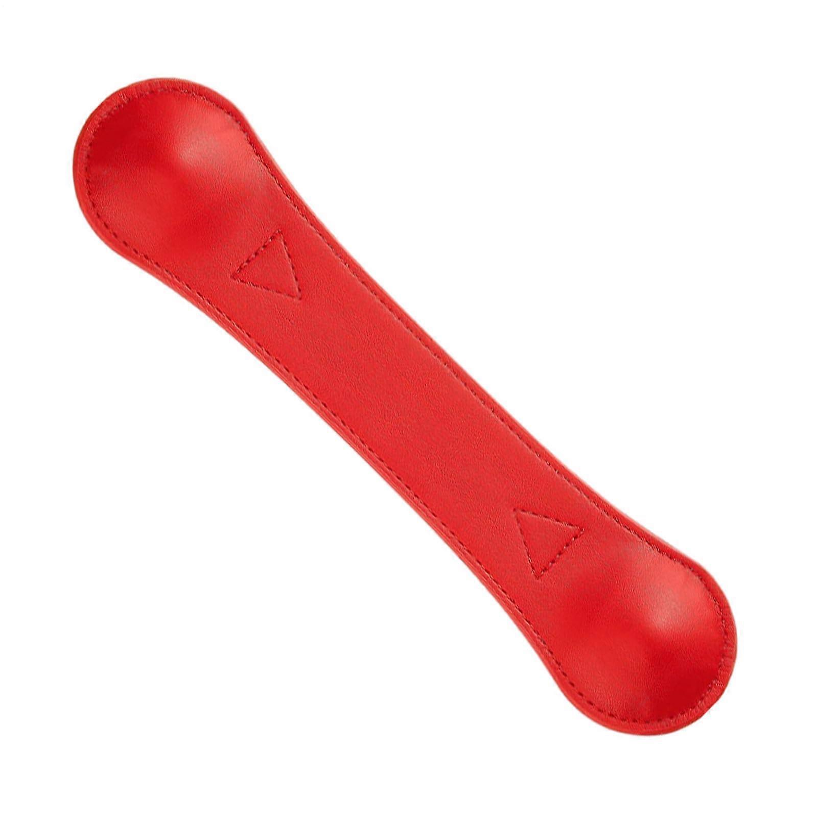 Magnetic Book Page Holder Leather Bookmark for Readers, Authors, Students (Red)