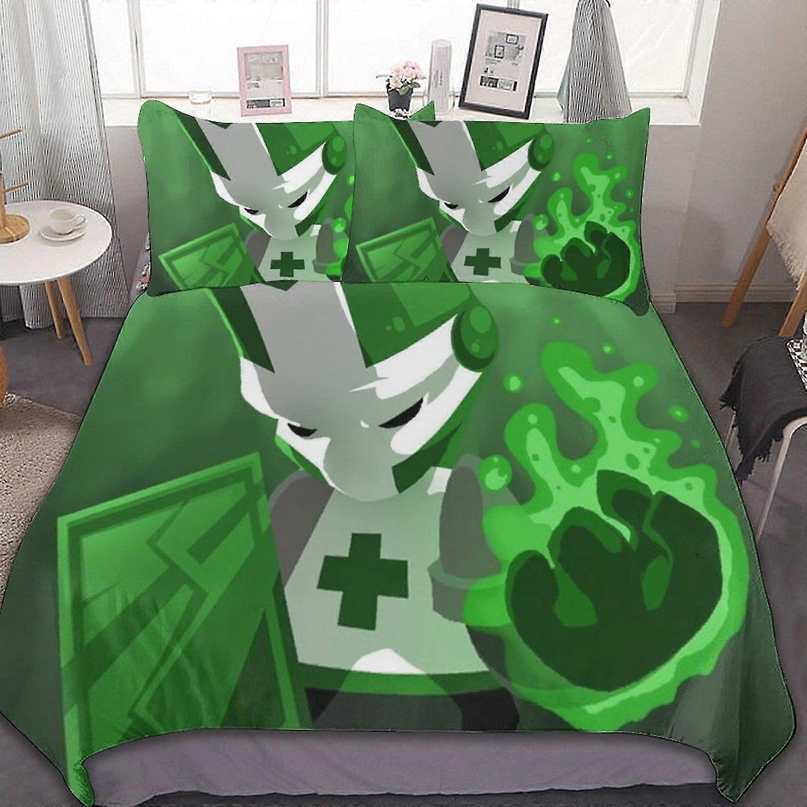3 Pcs Bed Sheets Set Breathable Duvet Cover with 2 Pillow Shams Soft All Seasons Bedding Set for Gaming Lovers
