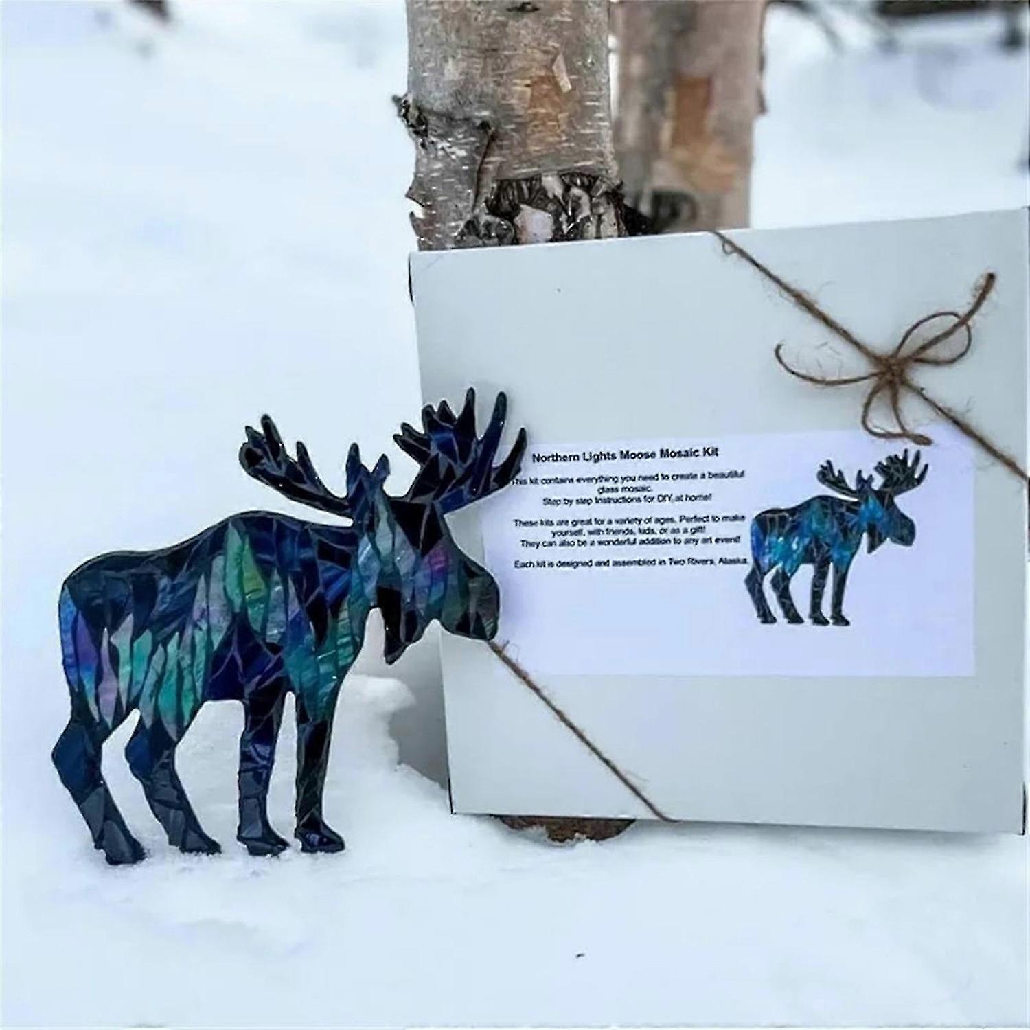 مجموعة الفسيفساء الزجاجية من سلسلة الجبال ، حزمة مواد الحرف الفسيفسائية ، مجموعات الفسيفساء DIY للبالغين ، Cr