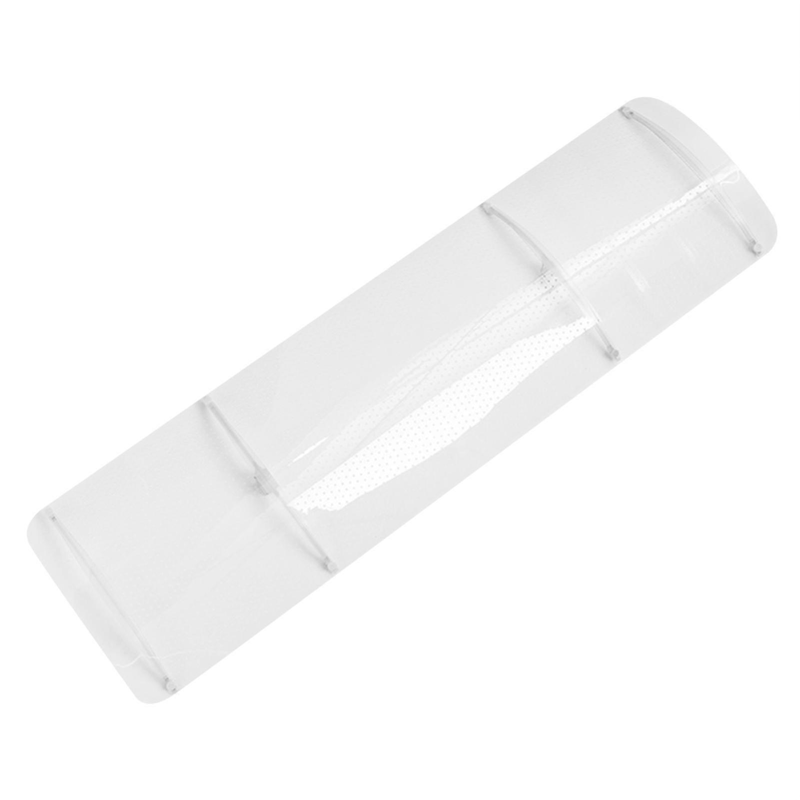 Transparent Adjustables A/C Vent Deflector No-Drill Airs Conditioner Deflector with Perforated Panel