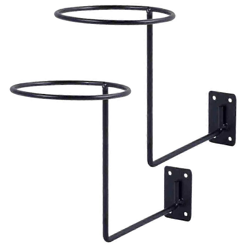 Hat Racks Wall Hat Holder Caps Display Rack Metal Helmet Storage Rack Wig Holder Basketball Holder Warehouse Iron 2Pack