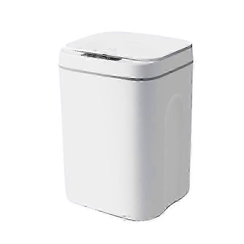 Smart Touchless Motion Sensor Trash Can 3.7 Gallons Bathroom Trash Can with Lid Automatic Trash Can for Kitchen DS