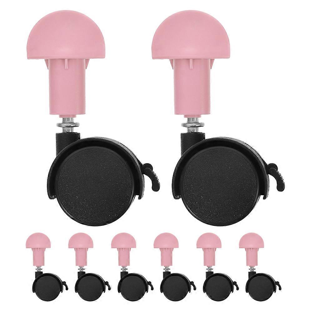 Pet Cage Casters Easy Mobility Iron Material 8Pcs