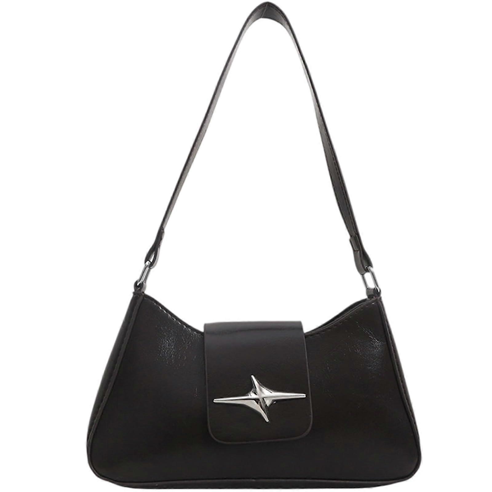 Y2K Women's Vintage Shoulder Bag, Small Handbag for Everyday Use, School, Party, Shopping, Size 6.5x14x24x20.5cm