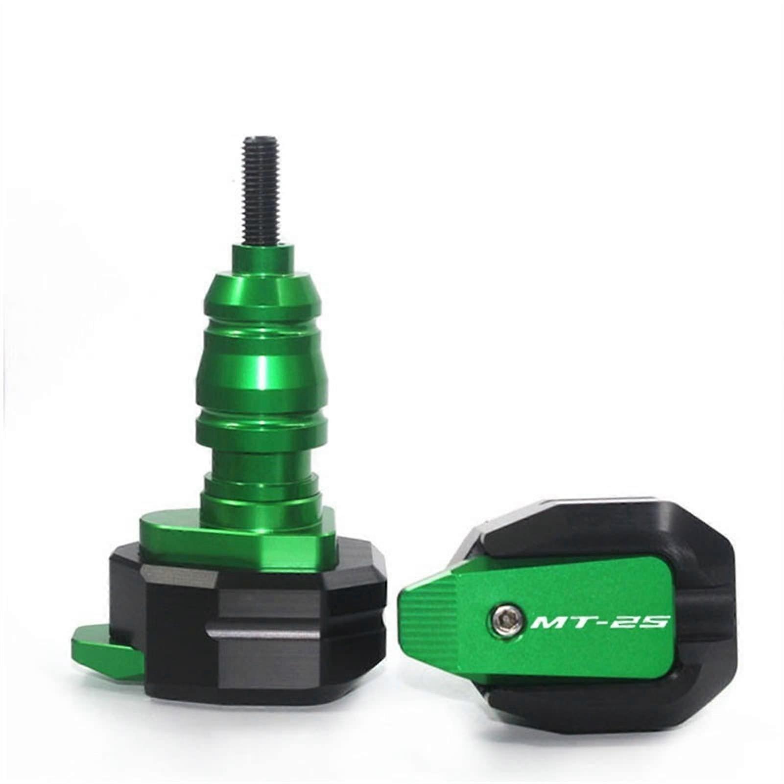Motorcycle Frame Sliders Compatible With Yamaha MT-03 MT-25 YZF-R3 R25 Anti Crash Pad MT-25 Green