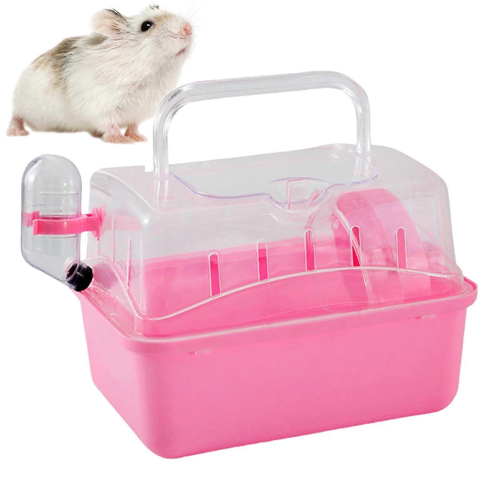 Transport Cage for Small Animals | Portable Travel Carrier for Dwarf Hamsters | Safe and Comfortable Design