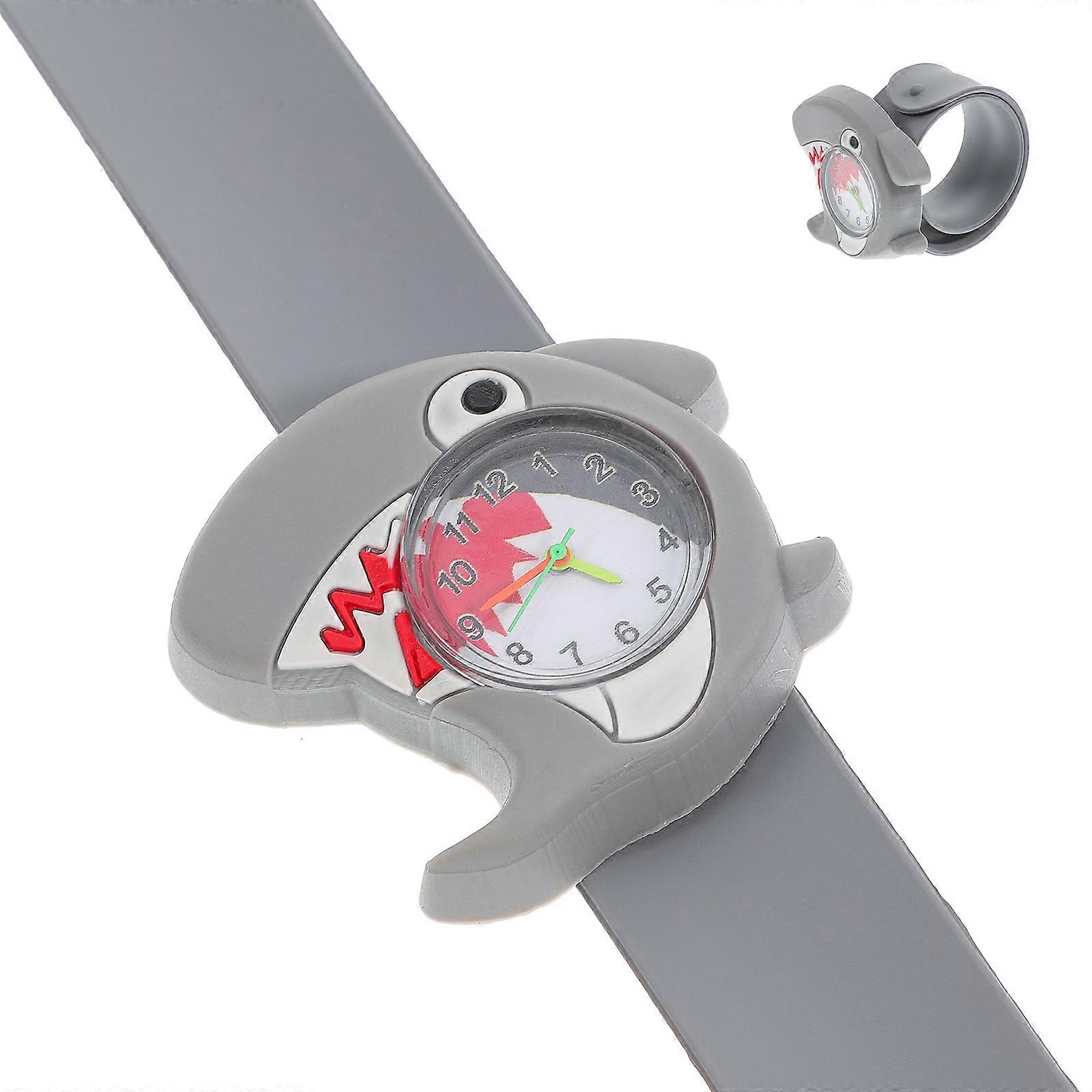 Kids Slap Watch Circular Casual Silicone Quartz Watch for Birthday Party and Other Gatherings 22.5*3 Cm 1cm Thickness 1Pcs