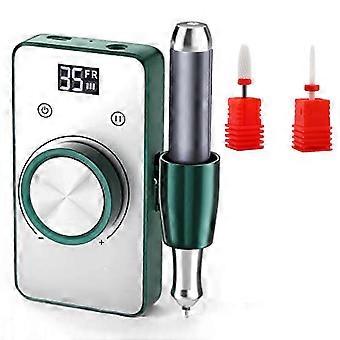 Portable 35000rpm Electric Nail Drill Machine Rechargeable Manicure Pedicure New